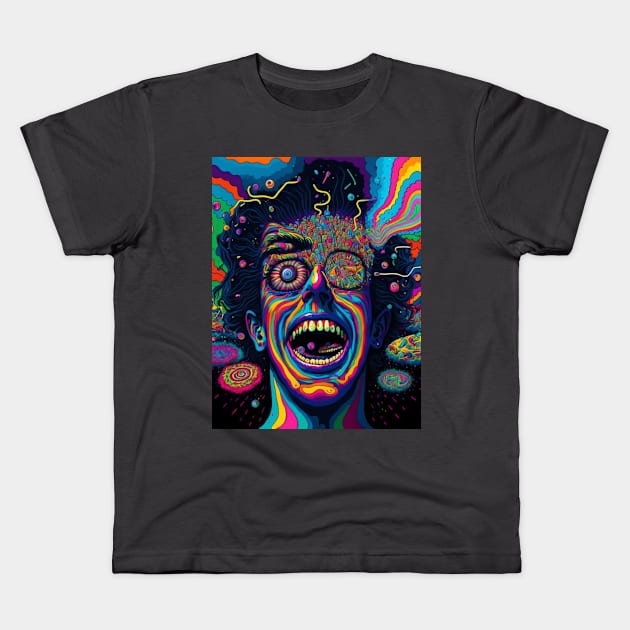 Psychedelic Journeys of the Third Order Kids T-Shirt by FrogandFog